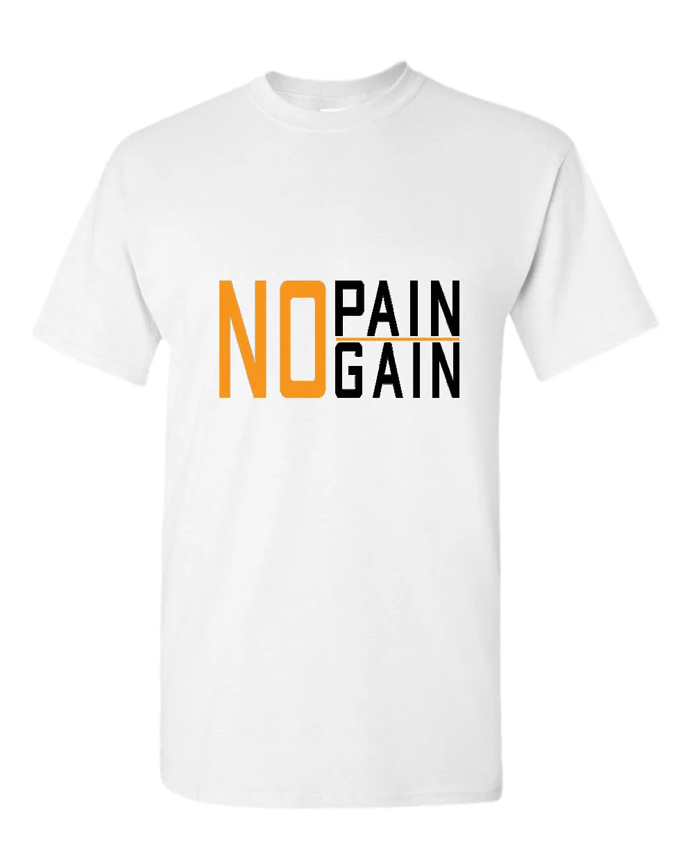 No pain No gain t-shirt, motivational t-shirt, inspirational tees, casual tees