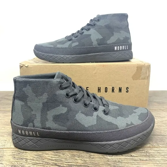 NOBULL canvas Midi camouflage trainers. Women's 7