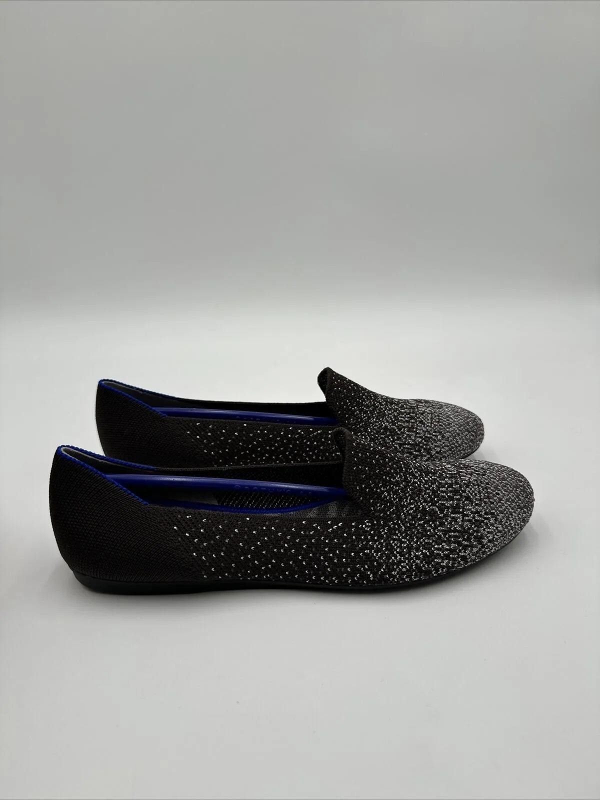 NWOB ROTHY’S The Loafer Brown Twilight Metallic Sparkle Women’s Size 7 - Like New