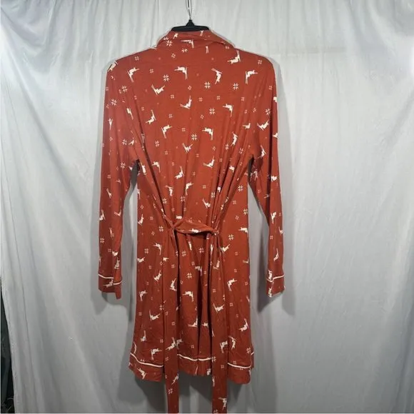 NWT $98 Cosabella Pima Cotton Ski‎ Trip Robe Sahara Lightweight [ medium ] 6091