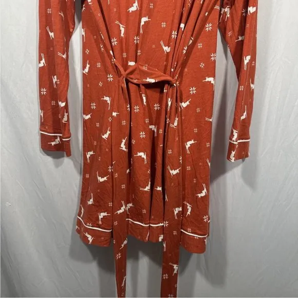NWT $98 Cosabella Pima Cotton Ski‎ Trip Robe Sahara Lightweight [ medium ] 6091