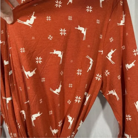 NWT $98 Cosabella Pima Cotton Ski‎ Trip Robe Sahara Lightweight [ medium ] 6091