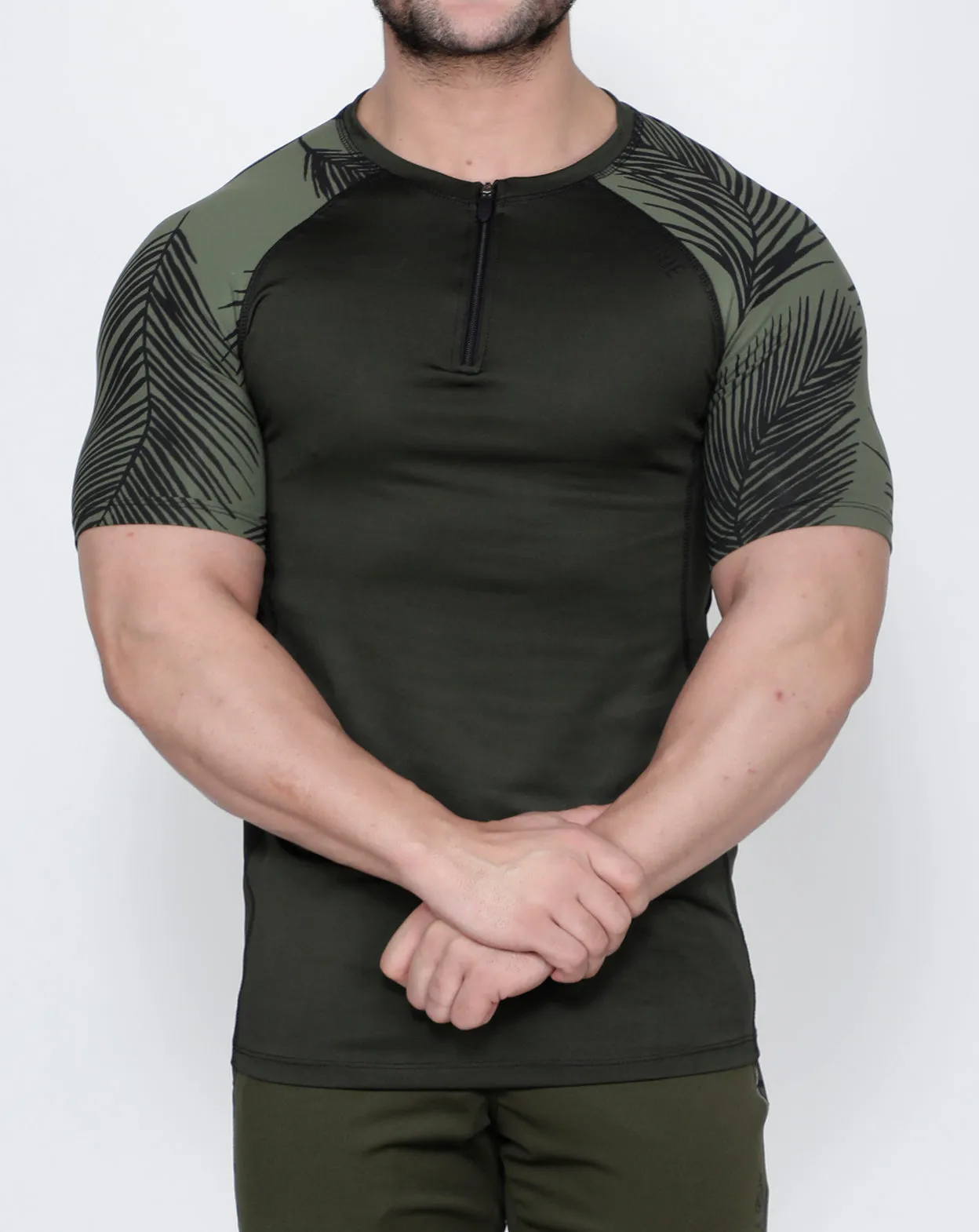 Olive Leaves Compression T-Shirt