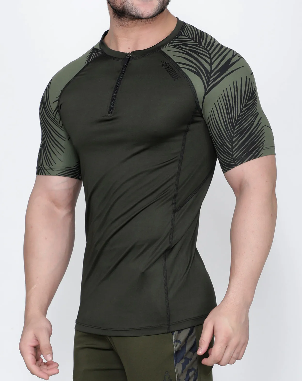 Olive Leaves Compression T-Shirt