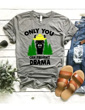 Only You Can Prevent Drama Shirt | Unisex Crew