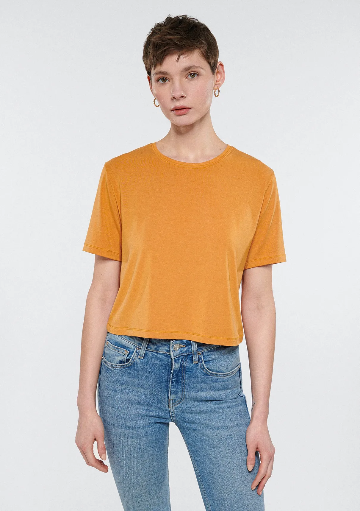Orange Basic T-Shirt