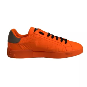 Orange Portofino Logo Tape Men Sneakers Shoes