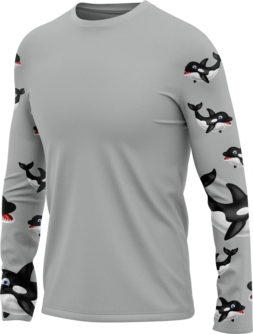 Orca Whale Rash Shirt Long Sleeve