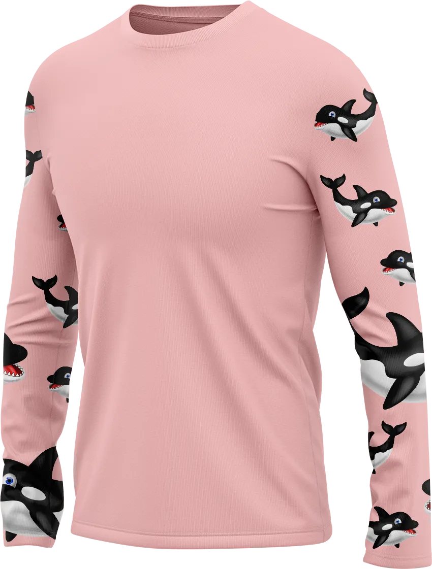 Orca Whale Rash Shirt Long Sleeve
