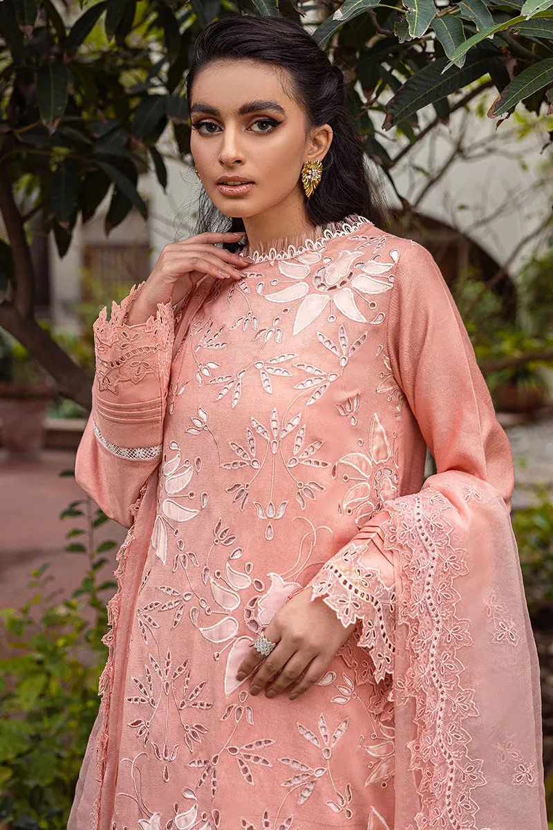 ORCHID MCP-11 | Mushq Summer Bloom Casual Pret ‘22 | Unstitched Embroidered Cotton Net Suits