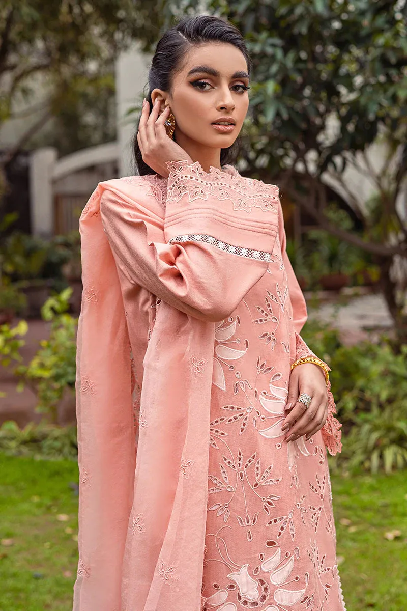 ORCHID MCP-11 | Mushq Summer Bloom Casual Pret ‘22 | Unstitched Embroidered Cotton Net Suits