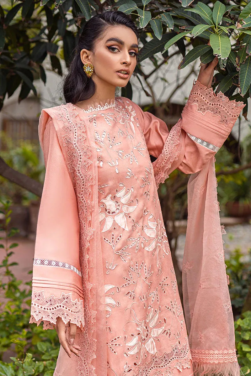 ORCHID MCP-11 | Mushq Summer Bloom Casual Pret ‘22 | Unstitched Embroidered Cotton Net Suits