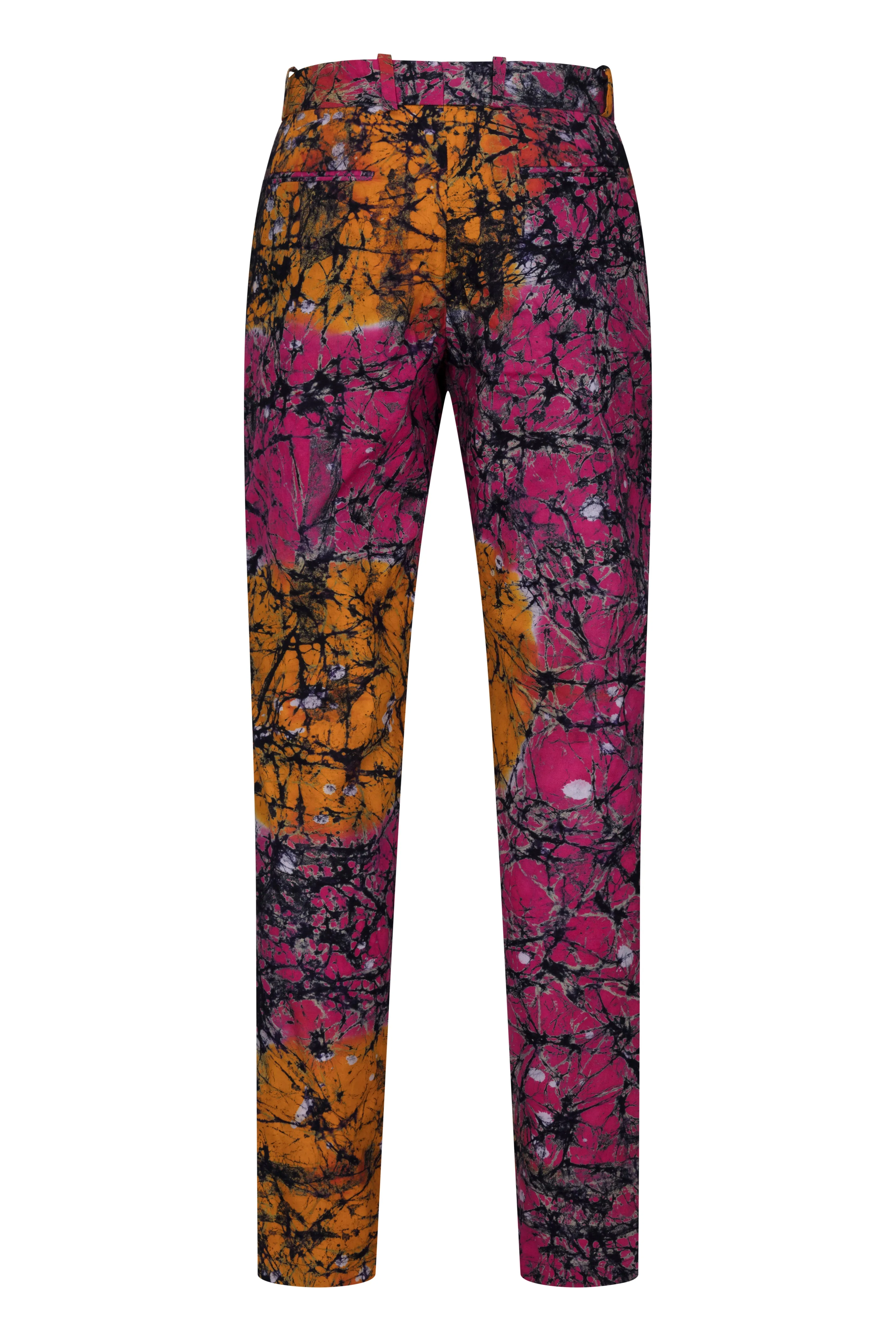 Osei straight leg trousers-Tie & Dye