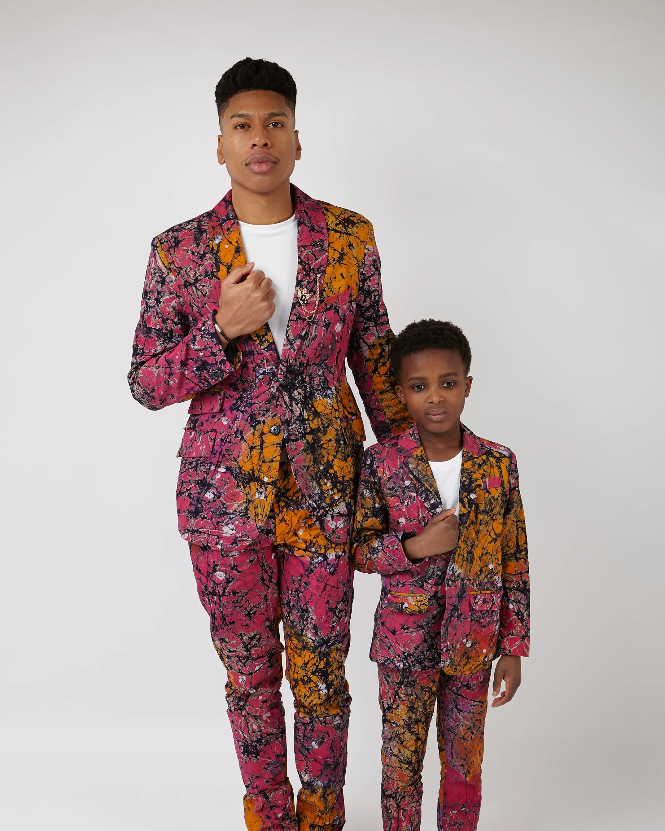 Osei straight leg trousers-Tie & Dye
