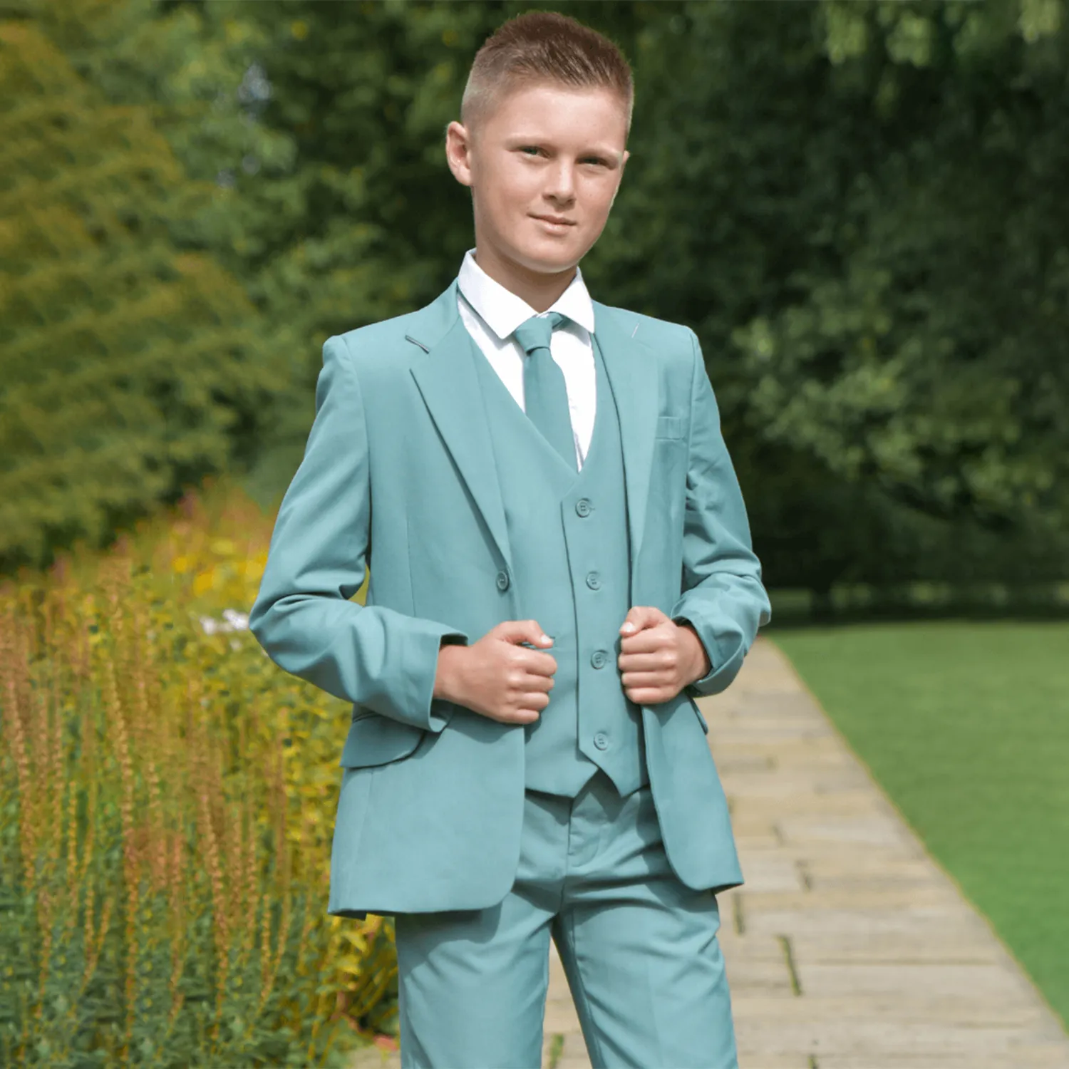 Otis - Fern 5 Piece Boys Suit