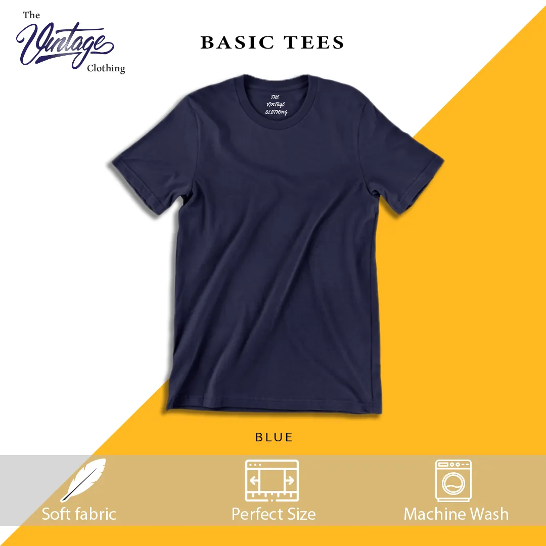 Pack of 2 plain Half sleeves T-Shirts