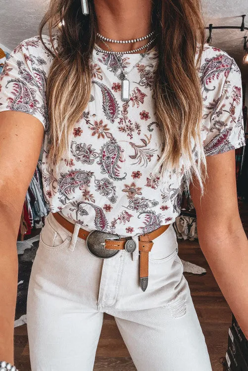 Paisley Tee
