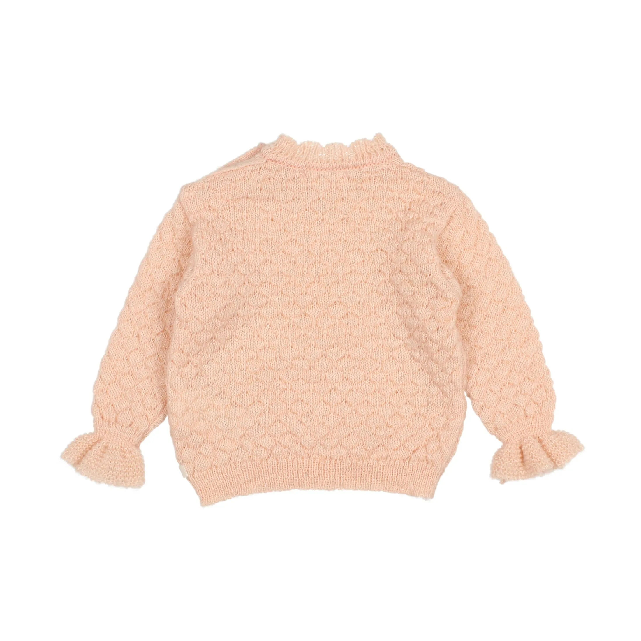 Pale Peach Boho Baby Jumper