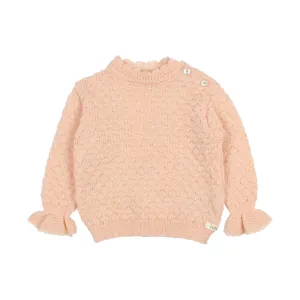 Pale Peach Boho Baby Jumper