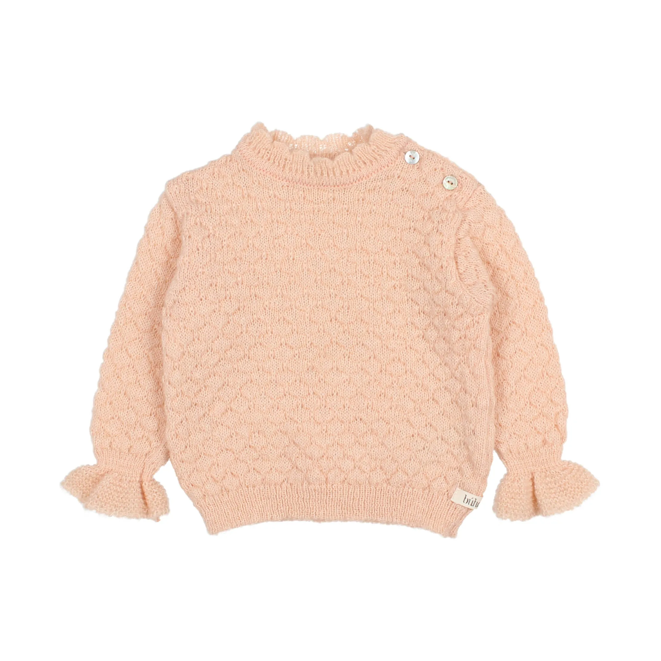 Pale Peach Boho Baby Jumper
