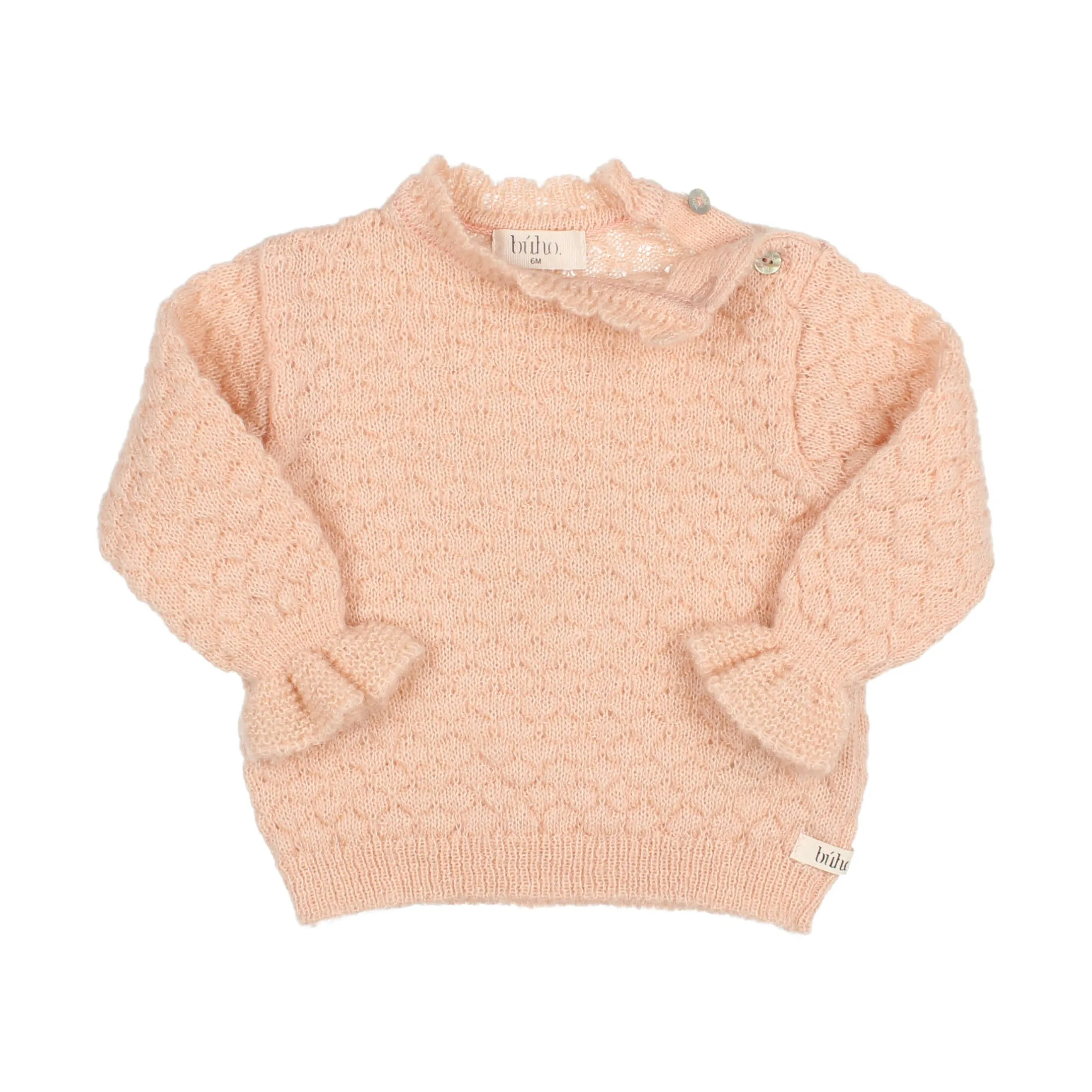Pale Peach Boho Baby Jumper