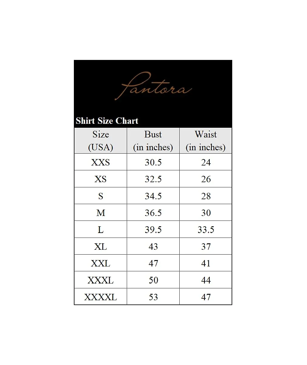 Pantora Women's Tina Sheer Contrast Top, Black, Medium