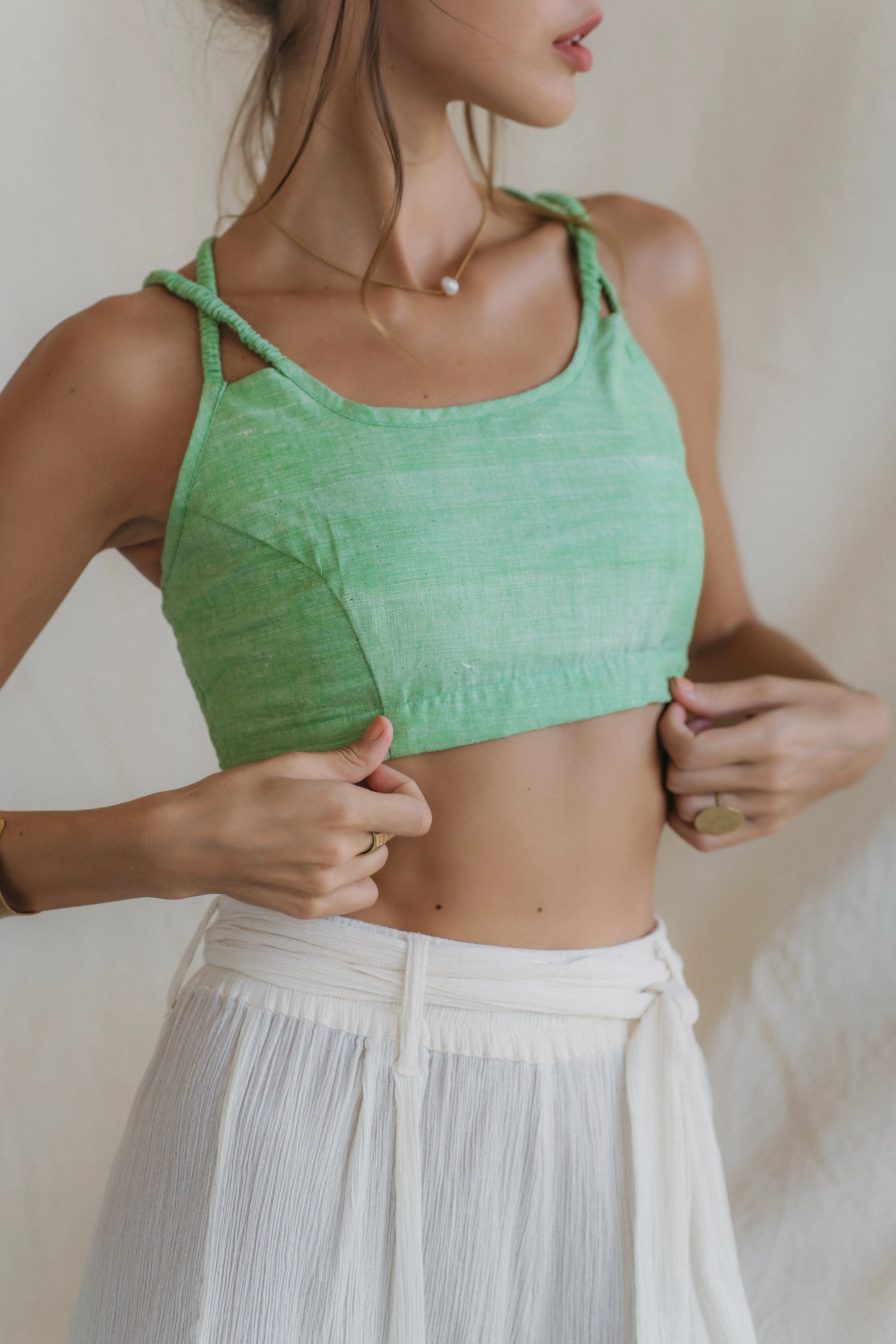 Pastel Green Khadi Limited Edition