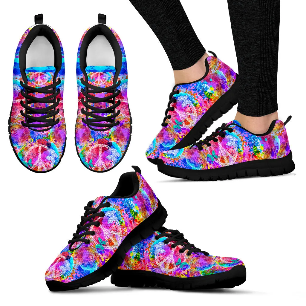Peace Women's Sneakers Black Soles