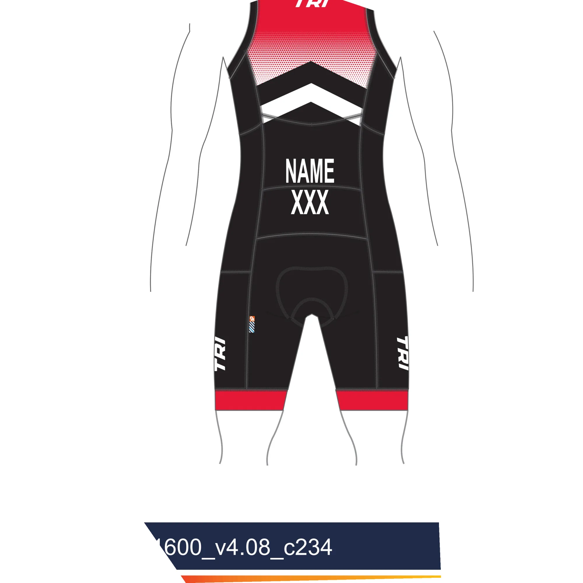 PERFORMANCE Tri Suit - With Name Personalisation