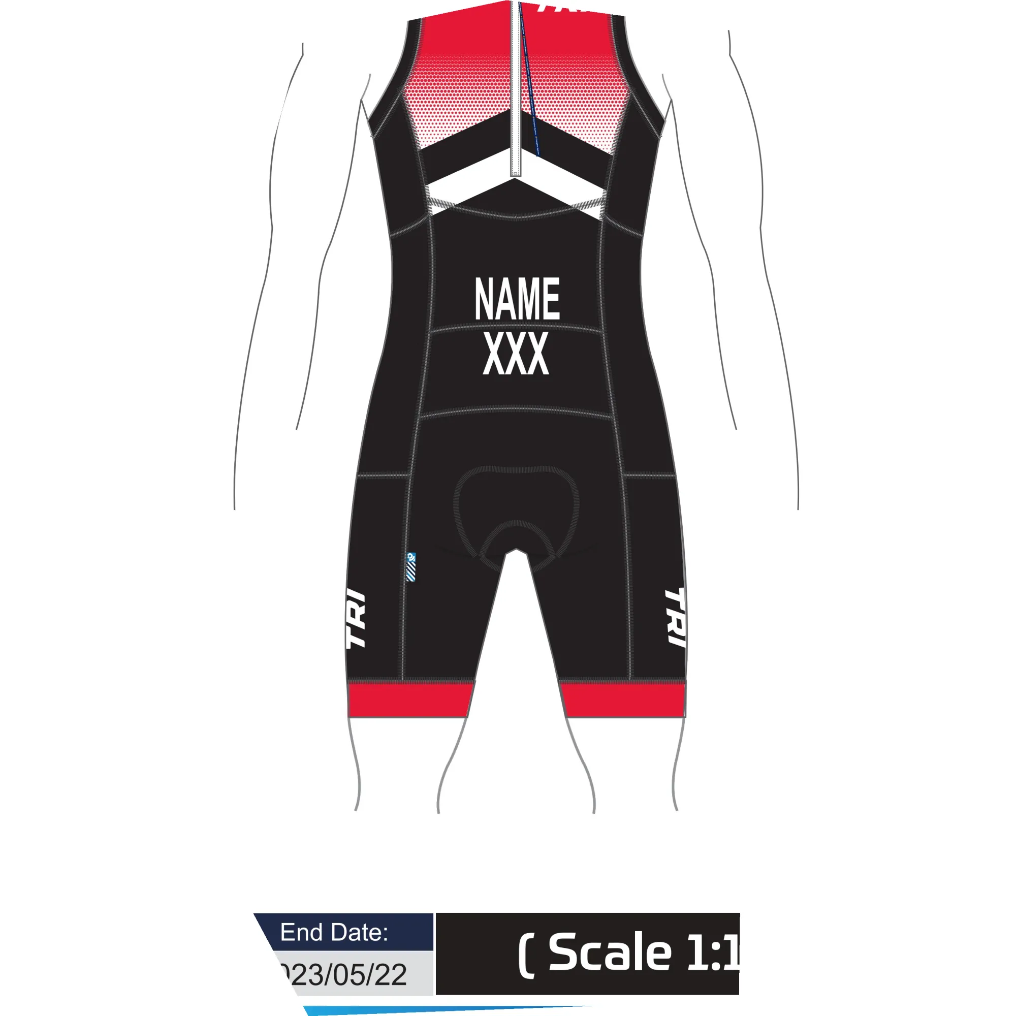 PERFORMANCE Tri Suit - With Name Personalisation