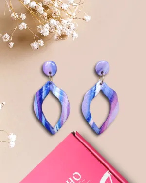 Petal prism earrings