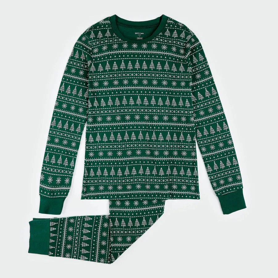 PETIT LEM- WOMEN'S FESTIVE FIRS PJ SET