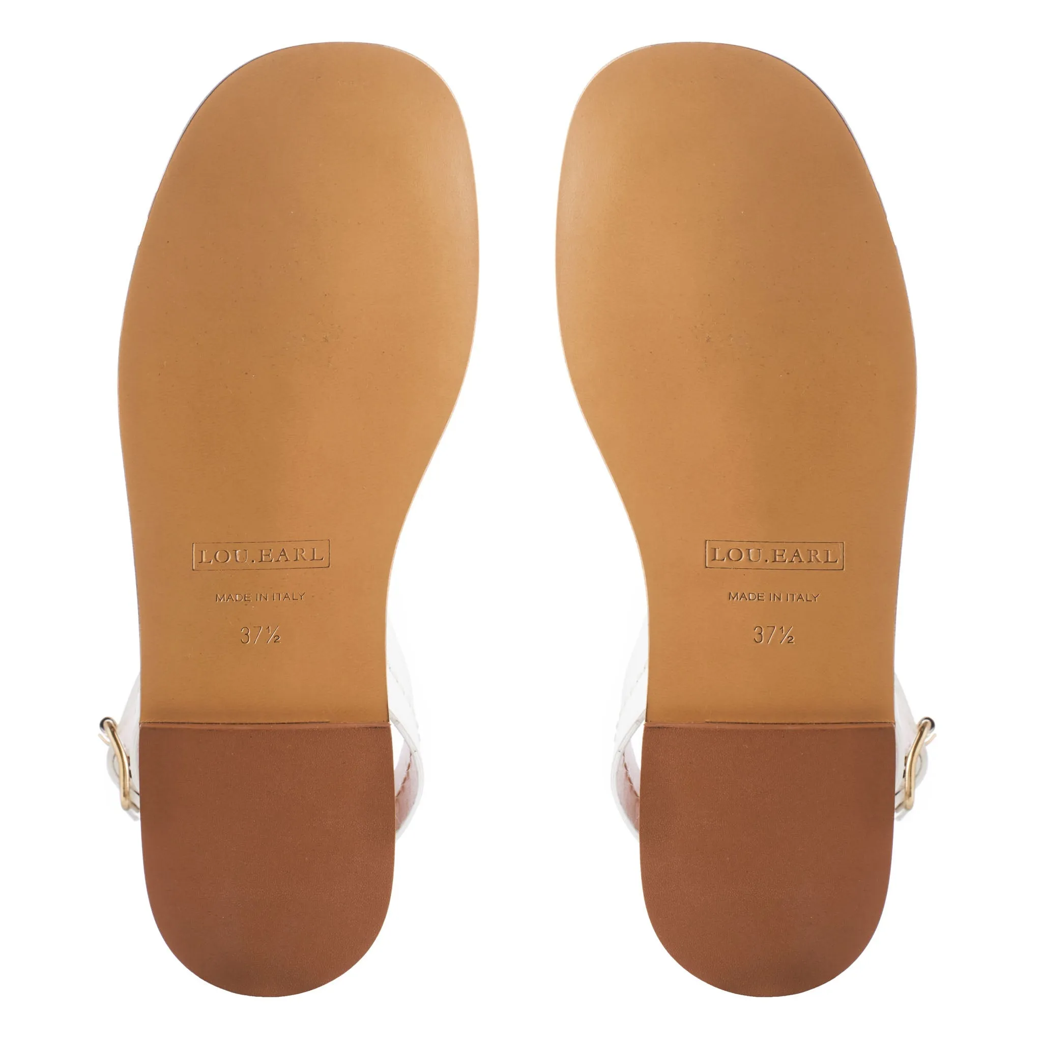 Pierrette Flat Sandals in White