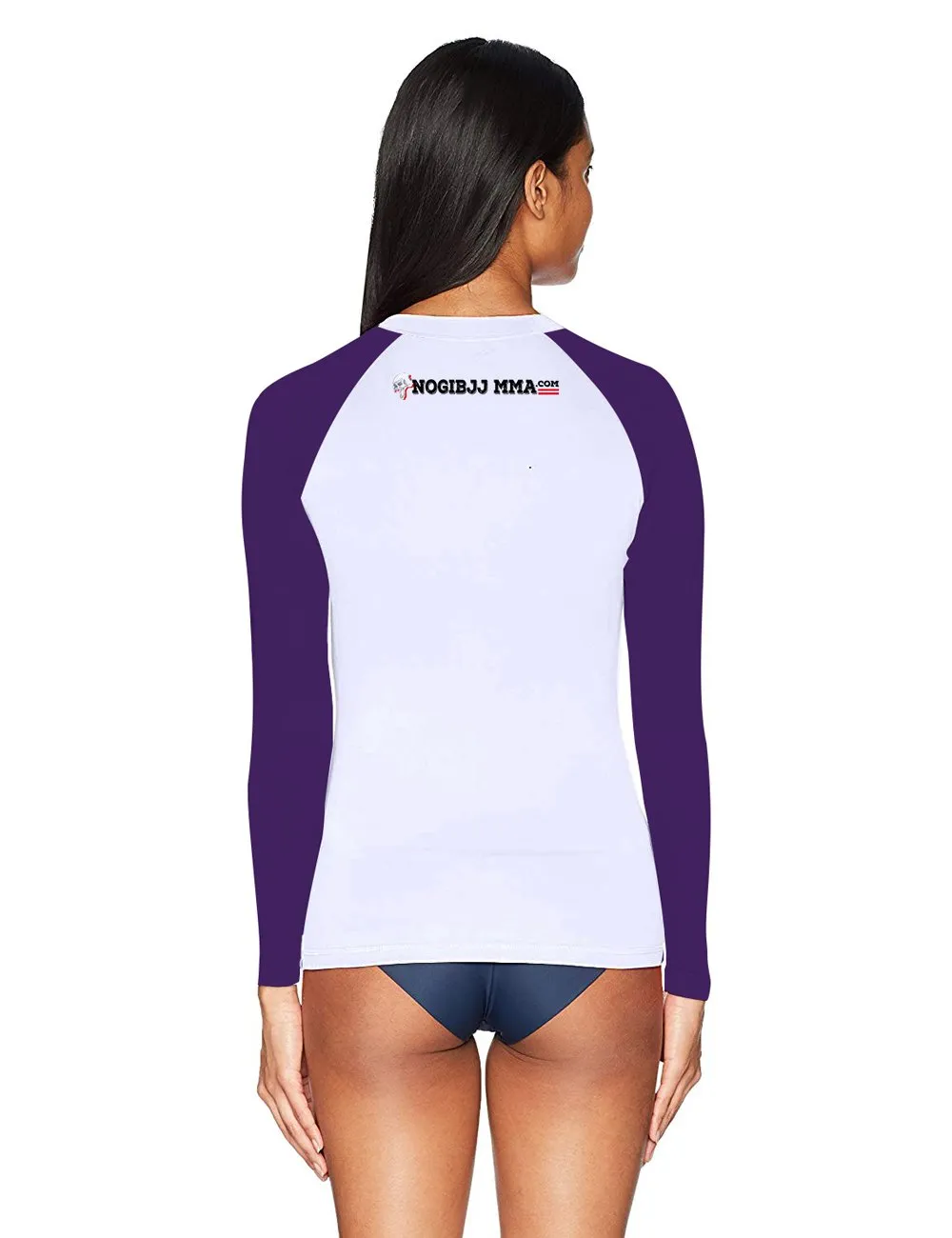 Pikachu Purple Long Sleeves Funny Women's BJJ Rash Guard