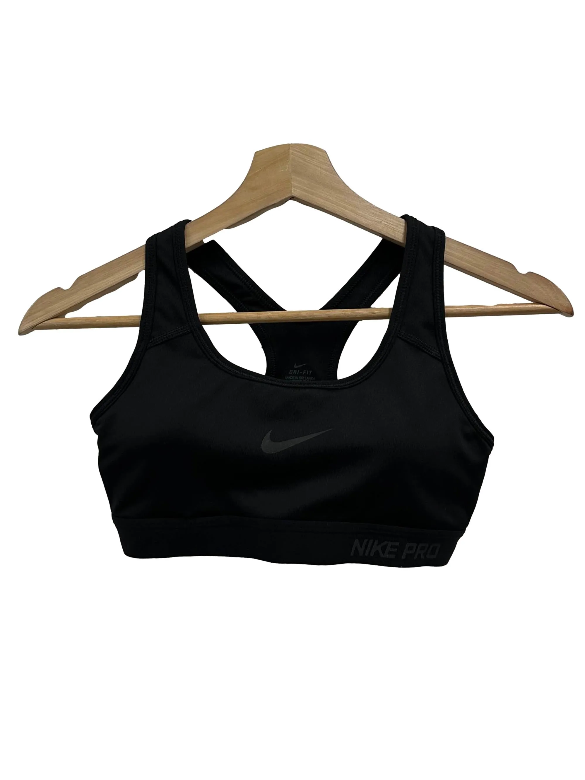 Pitch Black Nike Sports Bra