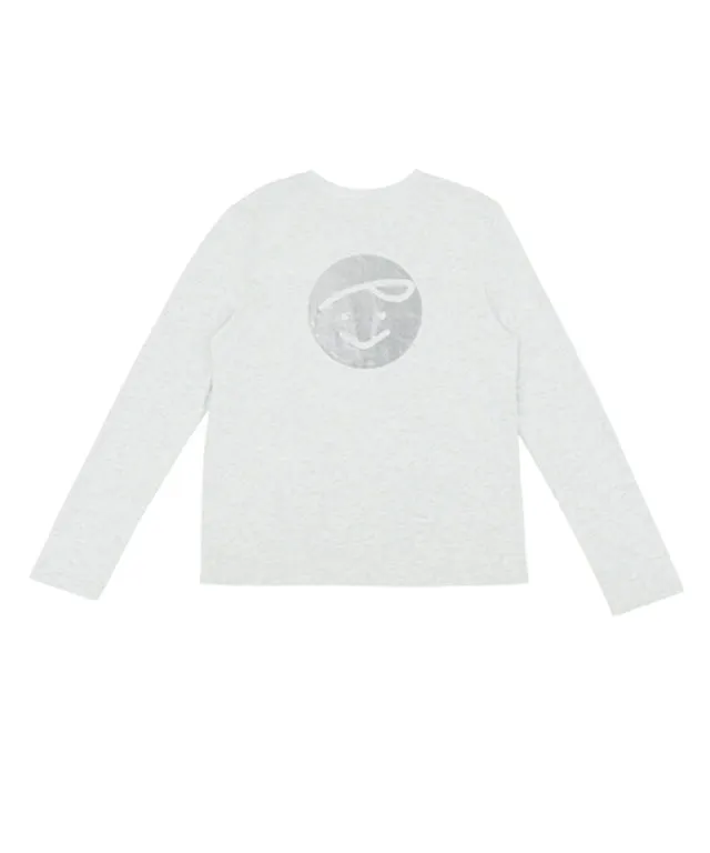 PIV'VEE Basic Long Sleeve T-shirt - Snow Gray