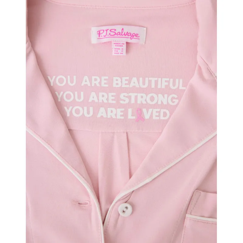 PJ Salvage Breast Cancer PJ Set