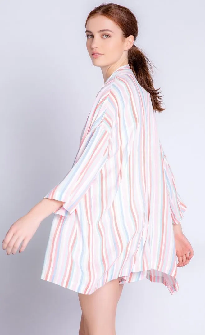 PJ Salvage Saturday Morning Stripe Jacket