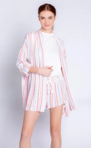PJ Salvage Saturday Morning Stripe Jacket