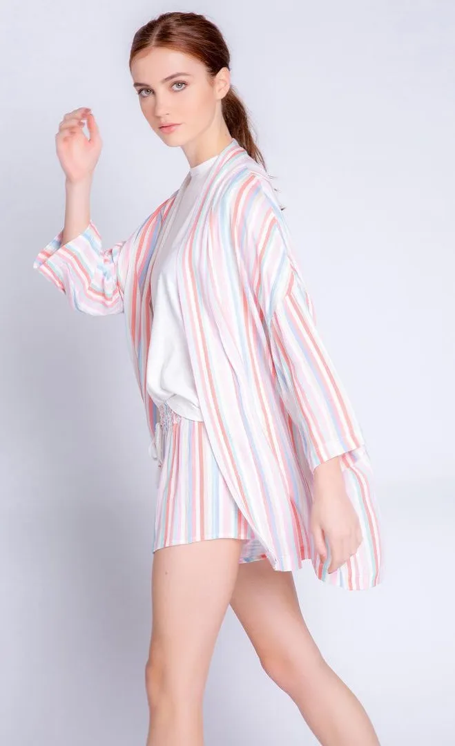 PJ Salvage Saturday Morning Stripe Jacket