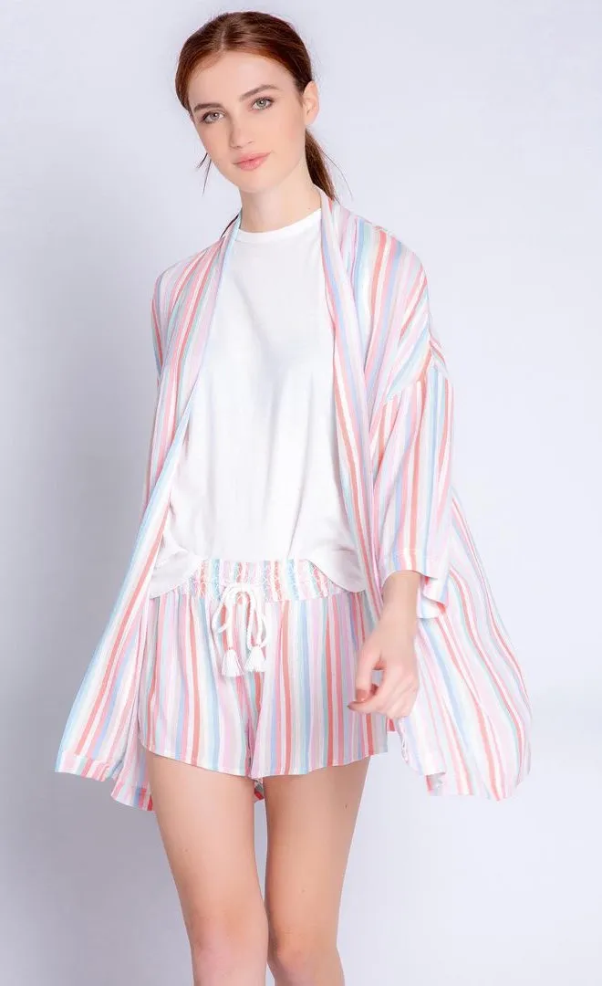 PJ Salvage Saturday Morning Stripe Jacket