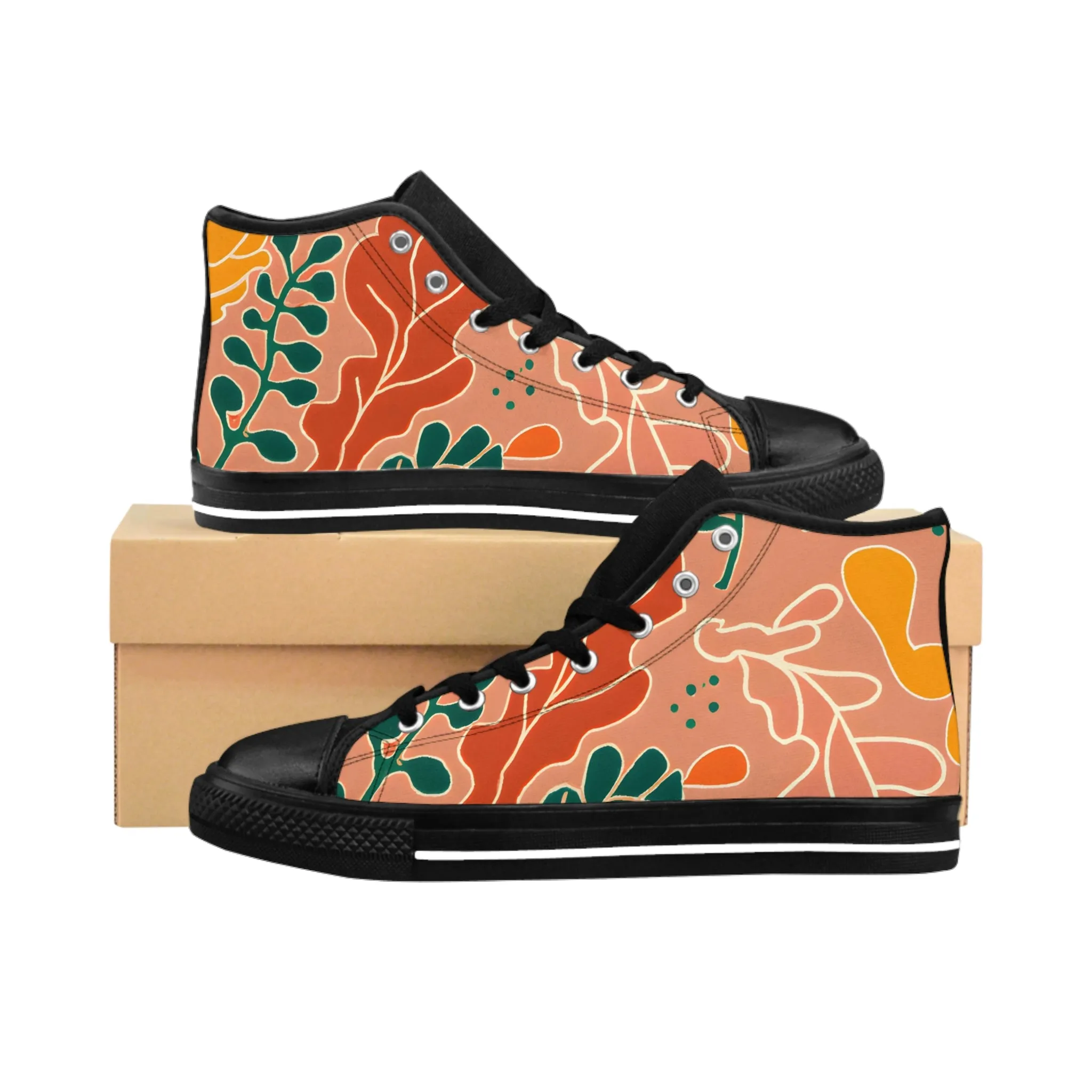 Planda Haroldine - Men's High-Top Sneakers