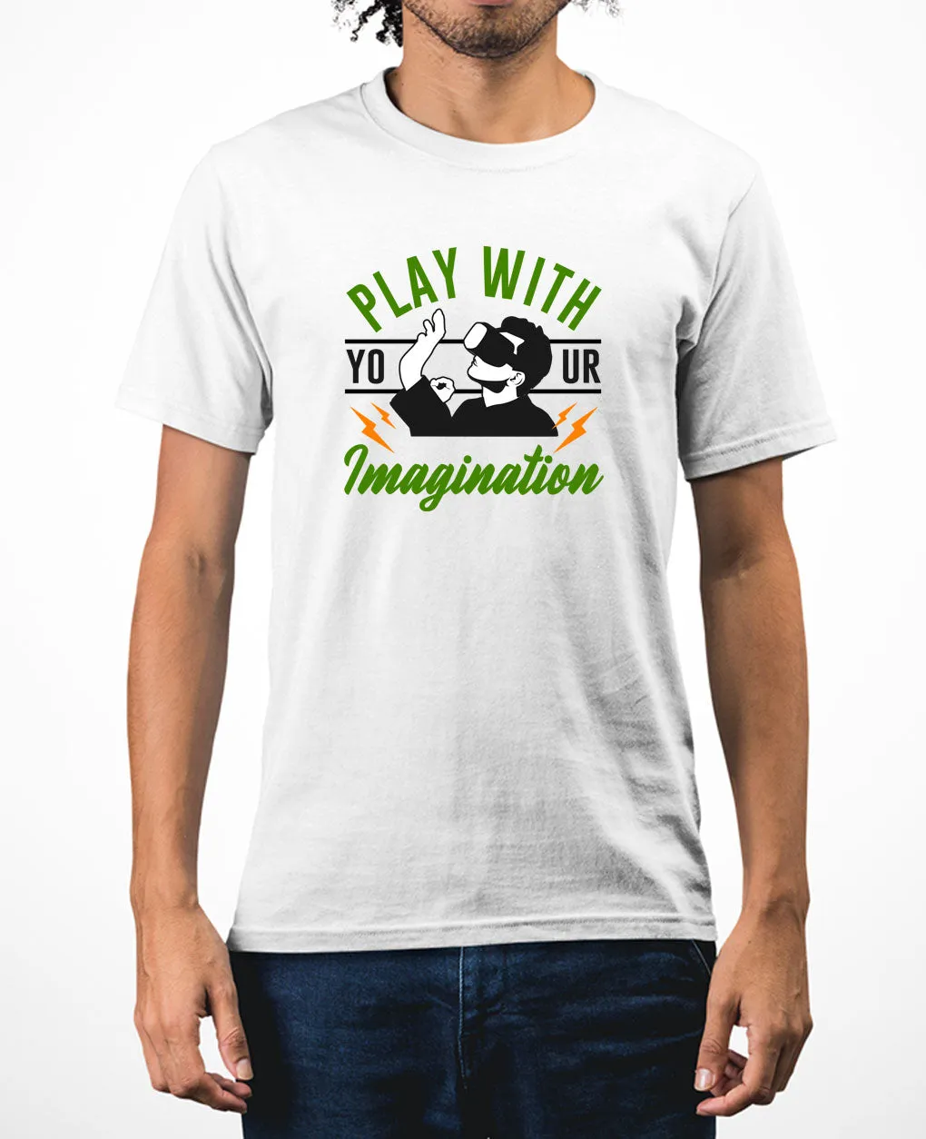 Play with your imagination geek t-shirt funny gaming t-shirt