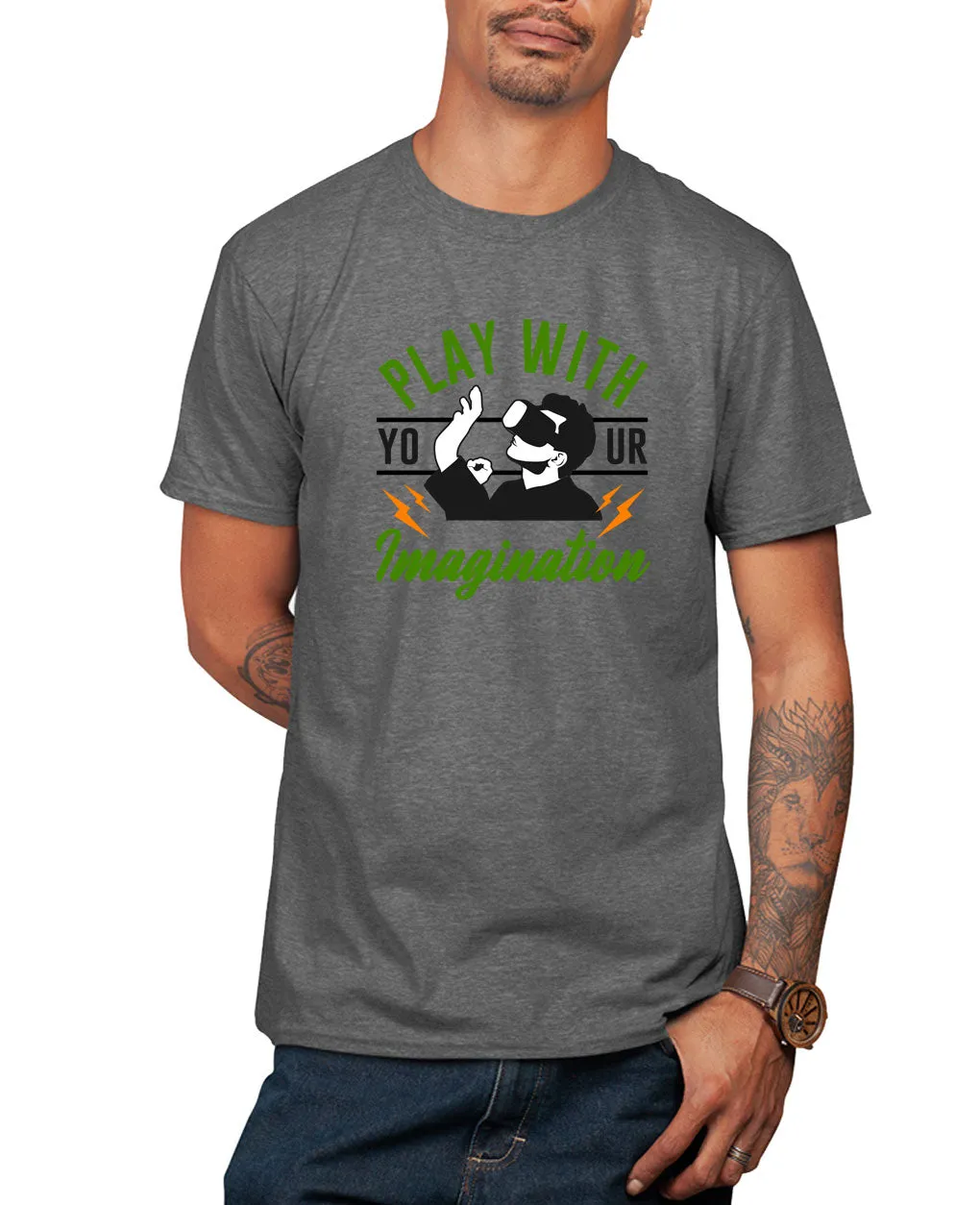 Play with your imagination geek t-shirt funny gaming t-shirt
