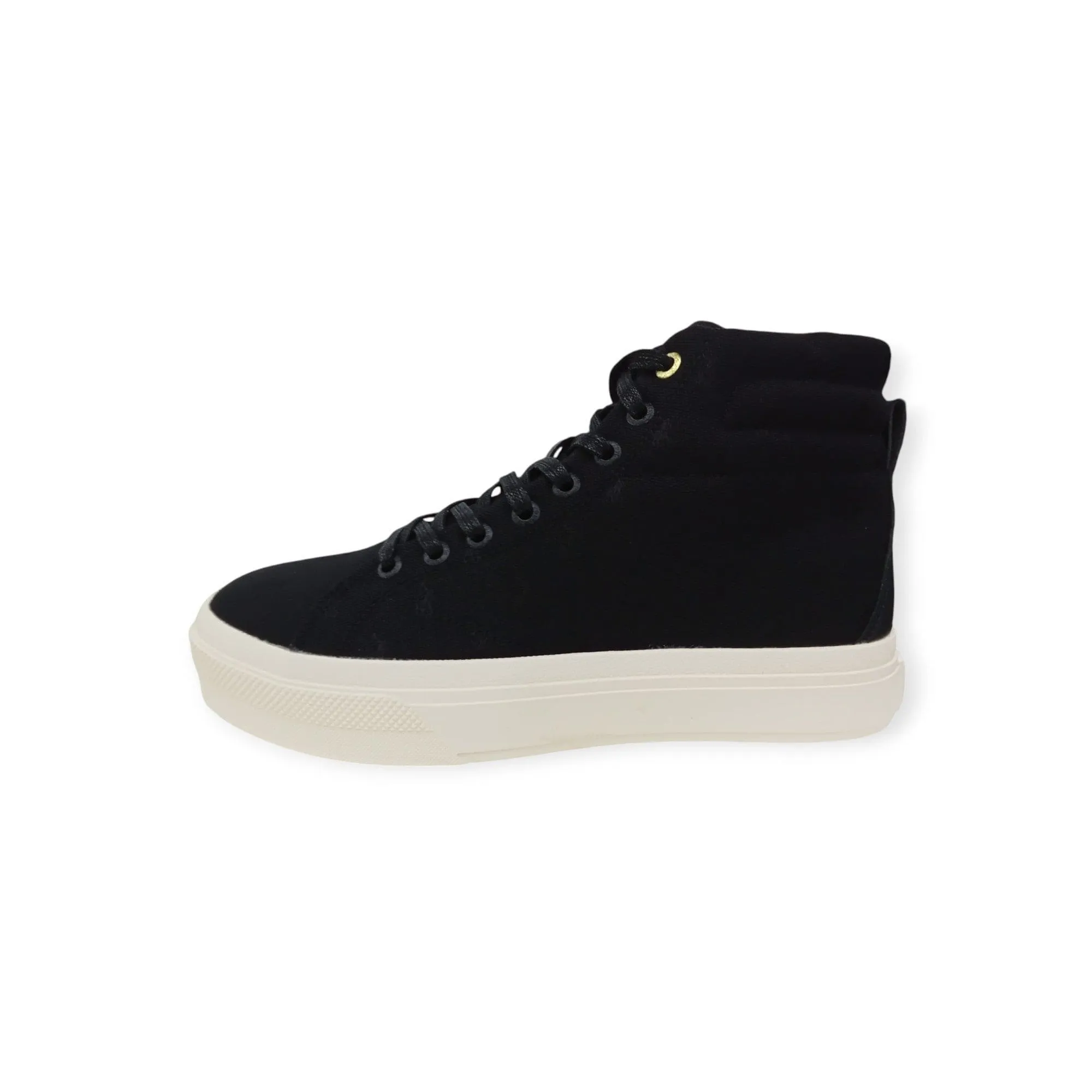Polo Men's Monogram High Top Sneaker Black