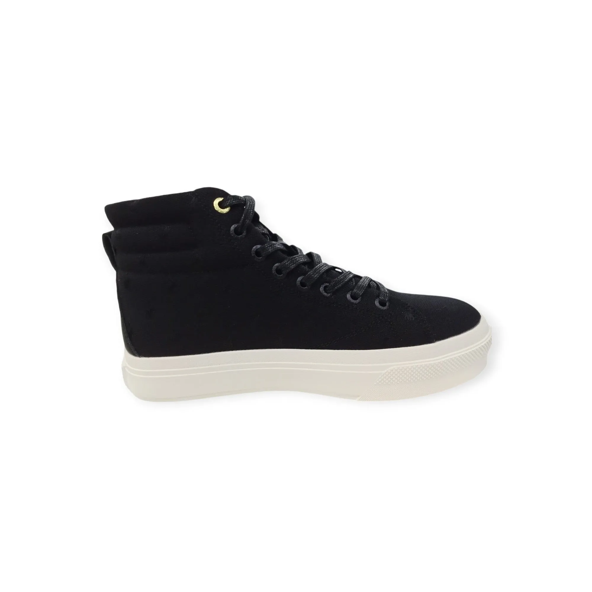 Polo Men's Monogram High Top Sneaker Black