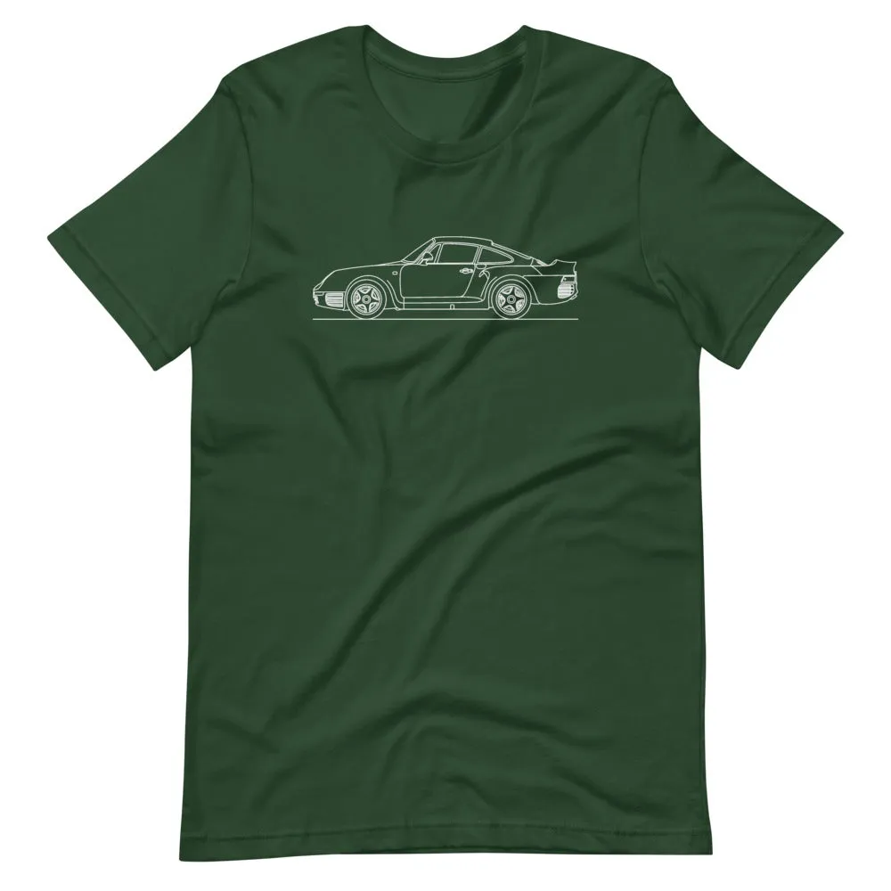 Porsche 959 silhouette T-shirt