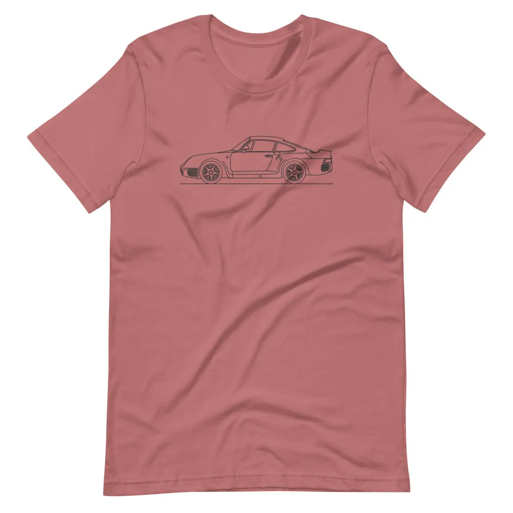 Porsche 959 silhouette T-shirt