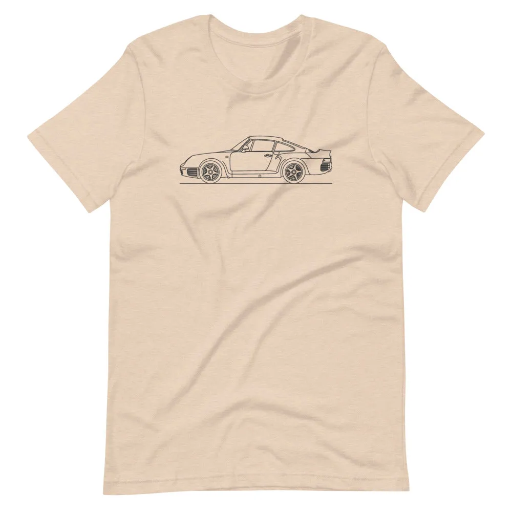 Porsche 959 silhouette T-shirt