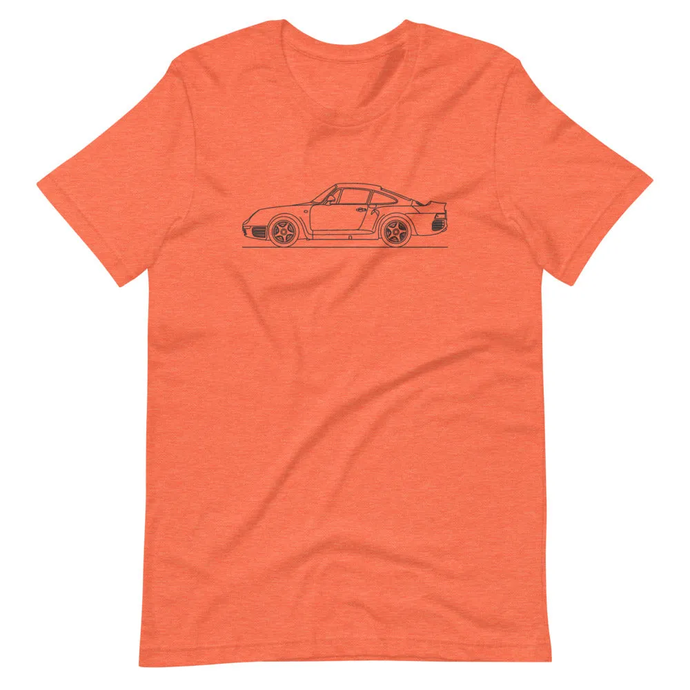 Porsche 959 silhouette T-shirt